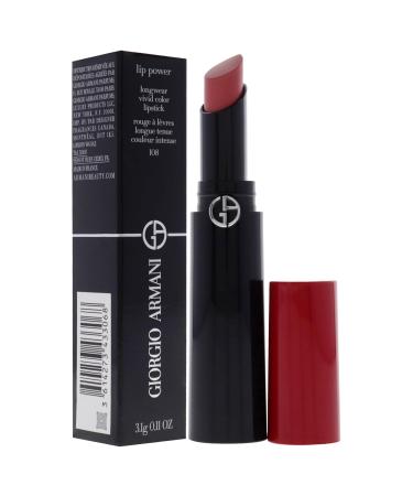 Giorgio Armani Lip Power Longwear Vivid Color Lipstick - 108 In Love | Buy Online Worldwide - 0.11 oz - Buy Online on GoSupps.com