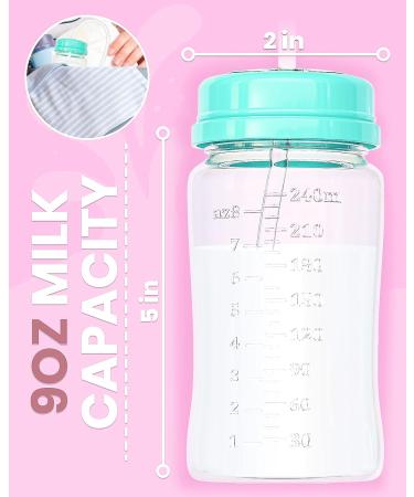 Skywin Self Feeding Baby Bottle 8oz with Straw | Anti Colic, Convenient Feeding | Green - Buy Online on GoSupps.com
