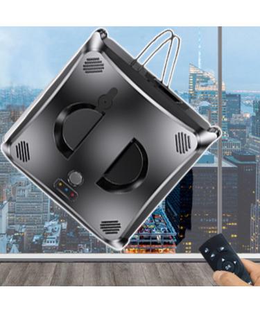 emobwdy Window Cleaner Robot 3000pa Smart Window Vacuum Cleaner With Automatic Dual Water Spray With Remote Control Square Glass Cleaning Robot For Interior/Exterior Highrise Windows Black