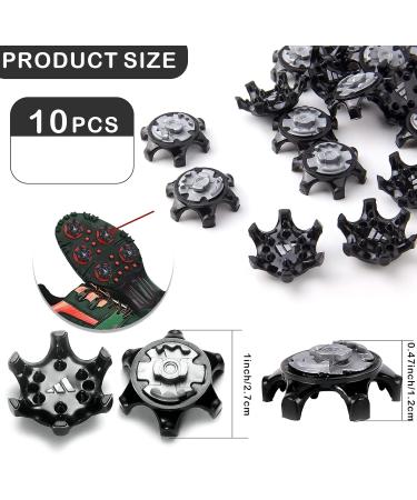 Skyzone Golf Shoe Spikes 10 Non-Slip Replacement Spikes for Traction Stability & Comfort | Easy Installation for Golf Training - Buy Online on GoSupps.com