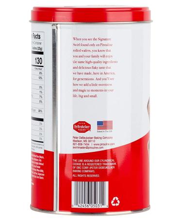 Pirouline Dark Chocolate Rolled Wafers - Gourmet 14 oz | Artisan Snacks - Buy Online on GoSupps.com