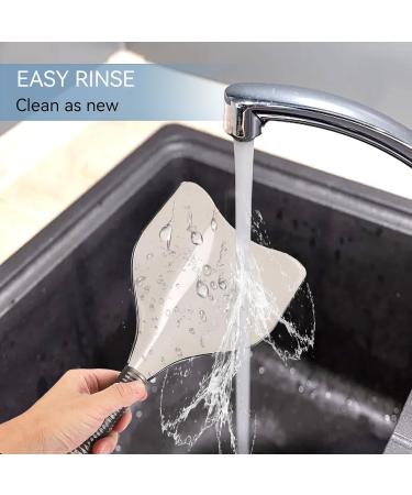 2pcs Hairspray Face Shield Reusable Plastic Salon Face Cover Protector Shield for Hair Spray Bang Cutting Hair dyeing(Transparent Gray) - Buy Online on GoSupps.com