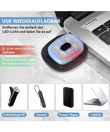 Deilin LED Hat with Light - Rechargeable USB Illuminated Outdoor Hat for Men & Women | Warm Winter Gift & Camping Gadget - Buy Online on GoSupps.com