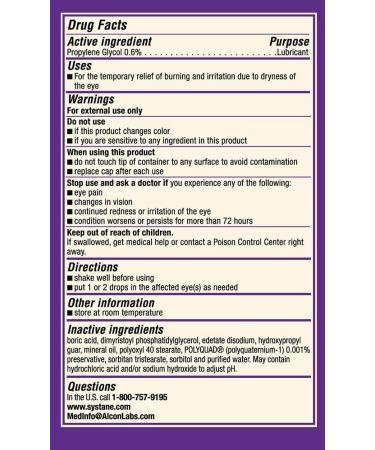 Systane Balance Lubricant Eye Drops Twin Pack 10mL (0.34 Fl Oz) - Pack of 1 - Buy Online on GoSupps.com