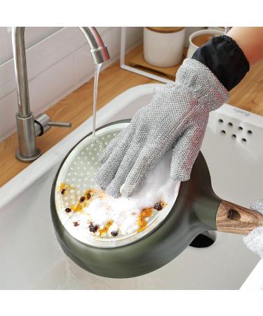 Wire Dishwashing Gloves Multipurpose Wire Insulated Waterproof and Protective Dishwashing Gloves Wet and Dry Use StyleA-Short - Buy Online on GoSupps.com