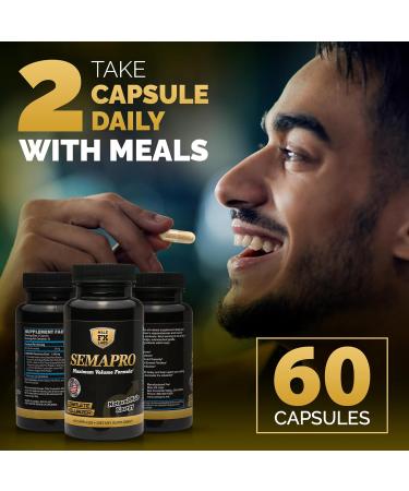 Semapro Extreme Volumizer & Energy Formula - Natural Endurance, Stamina & Strength - 60 Veggie Caps - Buy Online on GoSupps.com