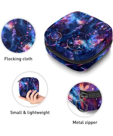 MUOOUM Menstrual Pad Bag - Stylish Zippered Storage for Tampons & Women's Essentials (Cat Glasses) - Lightweight Collection Bag for Women & Girls | 4.7x6.6 in - Buy Online on GoSupps.com