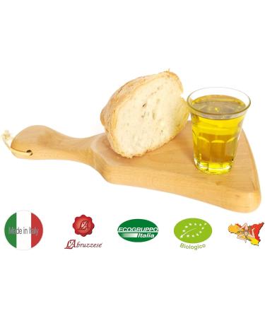 Olive Oil 2L Extra Vergine Organic 100% Italian Sicilian Olive Cold Extracted Brass - Buy Online on GoSupps.com