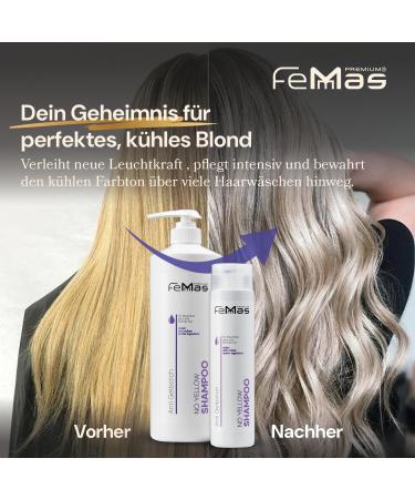  Femmas Femmas No Yellow Anti-Yellowing Shampoo 1 L + 300 ml free - Buy Online on GoSupps.com