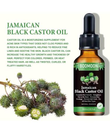 Fufu Girls Jamaican Black Castor Oil Organic Castor Oil 100% Pure Cold Pressed Black Castor Oil Essential Oils for Body Face & Skin Moisture Nails & Eyelashes 2pc - Buy Online on GoSupps.com