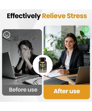 Himalayan Shilajit Supplement for Men and Women - Pure Shilajit Supplements Rich in Sea Moss Ashwagandha Black Seed Oil - Natural Gold Organic Shilajit Fulvic Acid Capsules 60 Count - Buy Online on GoSupps.com