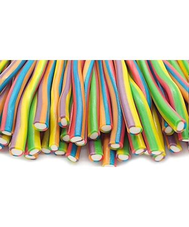 Rainbow Tutti Fruity Cable Pencil Sweets Long HALAL 1200g / 100 pieces - Buy Online on GoSupps.com