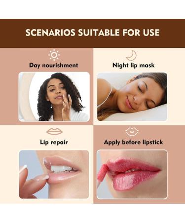  LINGJIONG Lip scrub - Natural lip exfoliant - Exfoliant for dry lips - Lip scrub - Moisturizing cream for men and women - Buy Online on GoSupps.com