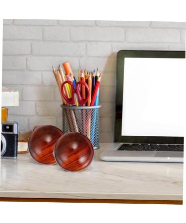 Lurrose 6-Piece Carnival Baoding Balls | Chinese Zen Meditation & Massage Balls - Stress Relief & Hand Training Tools in Rosewood - Buy Online on GoSupps.com