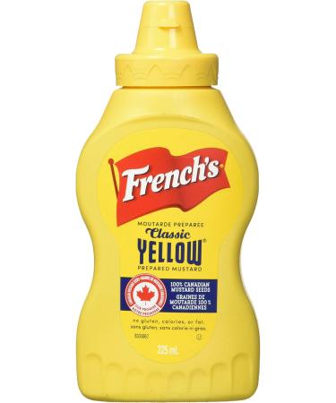 French's 100% Canadian Tomato Ketchup No Sugar Added 750ml & Classic Yellow Mustard 225ml Ketchup + Condiment 225 ml (Pack of 1) - Buy Online on GoSupps.com