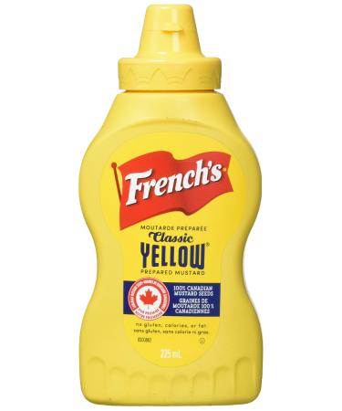 French's Classic Yellow Mustard 225ml Mustard 225 ml (Pack of 1)