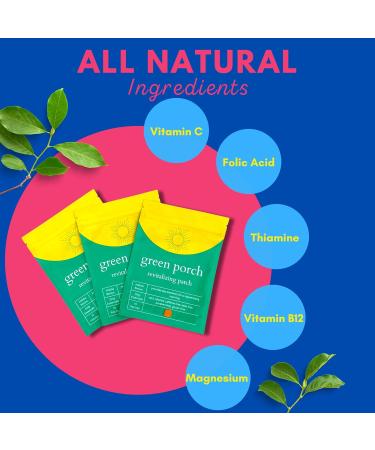 Green Porch Premium Bundle B12 Recovery Patch & Deep Slumber Melatonin Sleep Patch - Buy Online on GoSupps.com