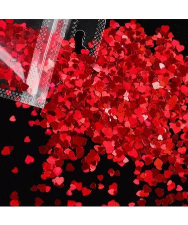 2 Pack Holographic Sweetheart Nail Glitter Sequins Shiny Thin Flakes for Stunning Nail Art & Manicure Decorations (Random Colors) International Shipping Available - Buy Online on GoSupps.com
