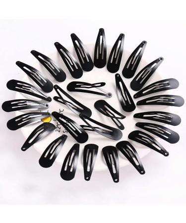 10 Black Hair Clips for Women & Girls - 5cm Metal Hair Holders | DIY Accessories - Buy Online on GoSupps.com