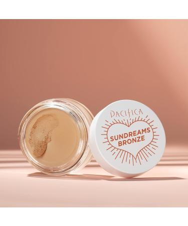 Pacifica Beauty Sun Dreams Matte Cream Bronzer + Contour - Sandy Kiss | High Pigment | Long-Lasting Face + Body Makeup | Lightweight Blendable Formula | Vegan & Talc-Free - Buy Online on GoSupps.com