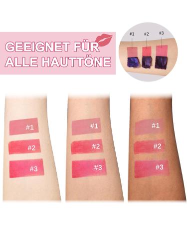 ARCHIDATE Lip Stain Peel Off Set of 3 Water Resistant Long Lasting Highly Pigmented Peel Off Matte Finish Transfer Prevention Lip Tint Peel Off with Moisturizing Sodium Hyaluronate - Buy Online on GoSupps.com