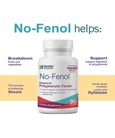 Buy Houston Enzymes No-Fenol - 90 Capsules for Optimal Digestion | Best Price - Buy Online on GoSupps.com