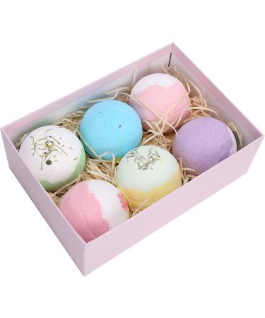 Handmade Bathing Ball Cleaner Gift Set - 6 Pieces for Dry Skin & Spa Baths | Perfect Birthday & Mother's Day Gift for Her & Him - Buy Online on GoSupps.com