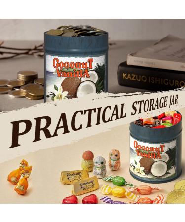 Premium Vanilla & Coconut Salking Fragrance Candles - Natural Soy Wax 90 Hours Burn Time Perfect Holiday Gift - Buy Online on GoSupps.com