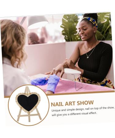 minkissy 1pc Nail Display Board Nail Sample Display Board Finger Nail Tips Holders Nail Art Display Board Practice Manicure Holder Nail Art Showing Board Fingernail Wooden Card Work Desktop 26x18cm Assorted Color - Buy Online on GoSupps.com