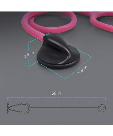 Clairre Single Head Stethoscope - Pink Tube for Medical and Home Use - Buy Online on GoSupps.com