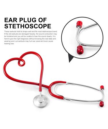 Mikikit Replacement Stethoscope Ear Tips - Soft Ear Plugs Universal Earpieces 10 Pairs for Enhanced Comfort | International Shipping Available - Buy Online on GoSupps.com
