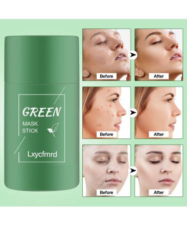 Green Tea Mask Stick - Deep Cleansing & Moisturizing Clay Mask for All Skin Types | Men & Women - Buy Online on GoSupps.com