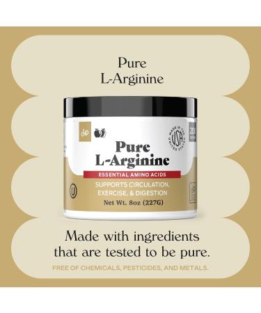 Buy Pure Bulk L-Arginine Powder Supplement - 8oz (227g) - 60 Servings for Amino Acid & Nitric Oxide Boost | International Shipping - Buy Online on GoSupps.com