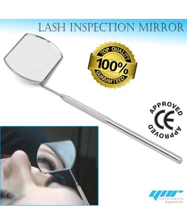 Eyelash Mirror Tweezes Eye Lash Lashes Lifting Lifter Perm Separating Comb Tools (Eyelash Mirror Long) - Buy Online on GoSupps.com