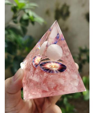 Crystal Positive Energy Orgonite Pyramid - Home Decor Protection Generator - Buy Online on GoSupps.com