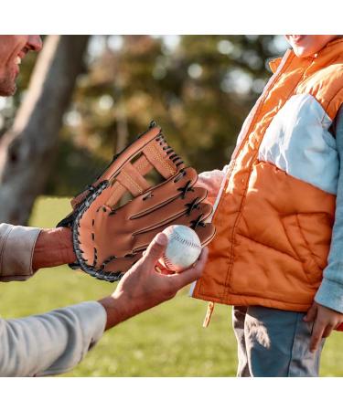 Leapbeast Baseball & Softball Gloves - 12.5 Inch Training Gloves with Ball for Adults & Kids - Durable Brown Competition Gear - Buy Online on GoSupps.com