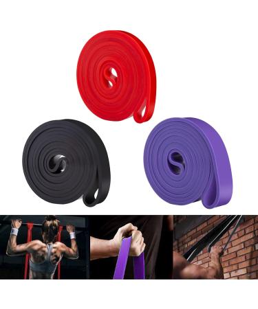 HIOPOIUYT Exercise Bands With Different Resistance Pull Up Bands For Strength Training Fitness Stretch Workout Bands - Buy Online on GoSupps.com