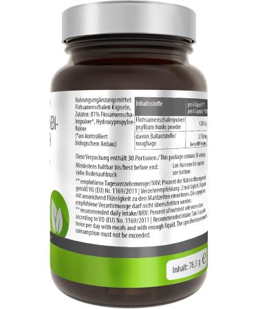  Nutrimexx Psyllium husks for a high-fiber diet 90 capsules - Buy Online on GoSupps.com