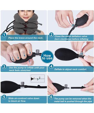 Adjustable Neck Stretcher - Cervical Traction Device & Neck Brace Pillow for Home Use - Decompression & Tension Relief (Blue & Purple - Buy Online on GoSupps.com