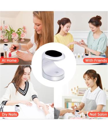 Mini LED UV Nail Dryer - Portable Fast-Drying Lamp for Gel Polish | USB Individual Fingertips | Manicure Tools (Black) - Buy Online on GoSupps.com