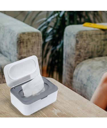 Cheerhom Baby Wet Wipes Storage Box - Beige Moisture Box for Home & Office | 18 x 12.2 x 7cm - Buy Online on GoSupps.com