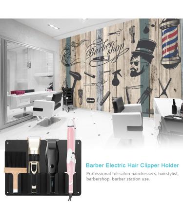 Zroven Barber Station: Electric Hair Clipper Holder & Salon Accessories - Hair Trimmer Cutter Stand for Professionals - Buy Online on GoSupps.com