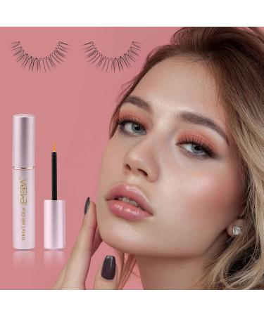 Natural False Eyelashes - 10 Pairs of Soft & Short Eyelash Strips (8-11mm) | A43 Transparent Band Fake Lashes for a Natural Look - Buy Online on GoSupps.com