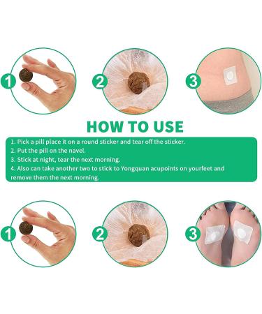 30Pcs Wormwood Essence Belly Patch Sticker Acupuncture Kit - Natural Herb Pills - Buy Online on GoSupps.com