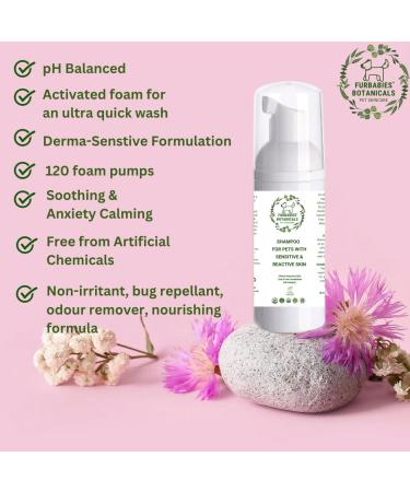 Ultra Gentle Sensitive Skin Conditioning Shampoo Wash for Pets Odour Remover Moisturising Skin Repair. Cat Shampoo Rabbit Shampoo Dog Shampoo Hamster Shampoo- 60ml - Buy Online on GoSupps.com