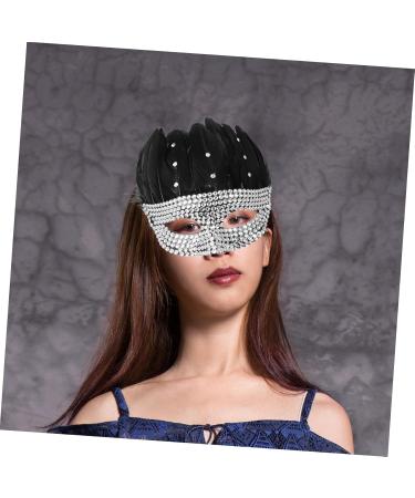 Beaupretty Decor Masquerade Mask Unique Mask Cosplay Mask for Adults Half Mask Creative Mask Party Accessory Rhinestone Mask for Party Carnival Mask Prop Halloween Rhinestones Party Supplies - Buy Online on GoSupps.com