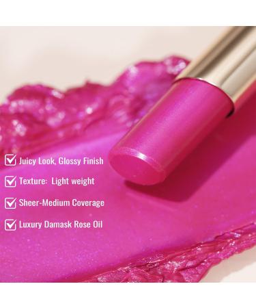 Oulac Ultra Violet Lipstick for Christmas - Moisturizing Purple Lip Balm | Vegan Cruelty-Free Formula - Juicy Glossy Finish (S2) - Buy Online on GoSupps.com