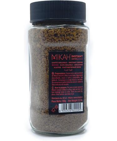  MIKAH Soluble Coffee - Instant Coffee Premium N.9 - 2 boxes of 100 g (2 x 100 g) - Buy Online on GoSupps.com