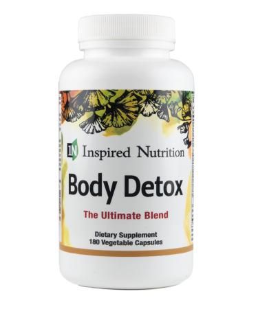 Inspired Nutrition Body Detox - Detox and Liver Support - 180 Capsules