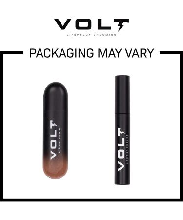 VOLT Grooming Instant Beard Color - Burnt Umber (Deep Dark Brown) - Smudge & Water Resistant Brush-On Color for Beard, Mustache, Eyebrows - 14 ml - Buy Online on GoSupps.com
